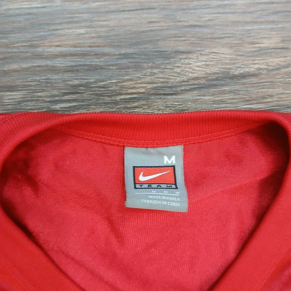 Ohio State Buckeyes Jersey Mens Medium Red Nike #33 National Championship Patch